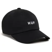 HUF Essentials OG Logo CV 6 Panel Cap black Gr. Uni