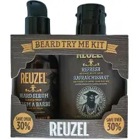 Reuzel Versuchen Bart-Set – 100 ml Nachfüllung + 50 g Bartserum