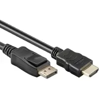 S-Impuls S/CONN maximum connectivity Displayportkabel-Displayport Stecker 20p auf HDMI Stecker, vergoldete Ko