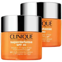 Clinique 2x Superdefense SPF 40 Fatigue + 1st Signs Of Age Multi-Correcting Gel 2x50 ml Creme