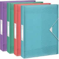 Esselte Ablagebox Colour'Ice A4 PP 25mm sortiert Packung mit 12 Stück
