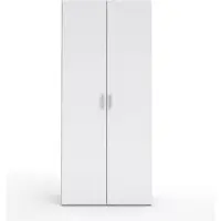 Ebuy24 Spell Kleiderschrank B 2 Türen. Weiss.