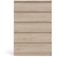 Ebuy24 Nada Kommode 5 Schubladen Hickory-Nachbildung.