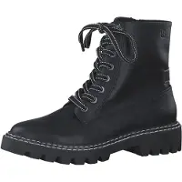 s.Oliver Damen Combat Boot Schnürung Stiefelette 5-25265-29, Größe:40 EU, Farbe:Schwarz