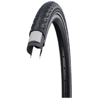 Schwalbe DeltaCruiser Plus Active Drahtreifen PunctureGuard E-25 SBC Reflex 24x1 3/8" schwarz 37-540 | 24x1 3/8" 2024 E-Bike Reifen
