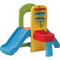 Step2 Play Ball Spielgerät mit Rutsche und Bällen | Kunststoff Klettergerät für Kinder | Kinderrutsche inkl. 10 Spielbälle