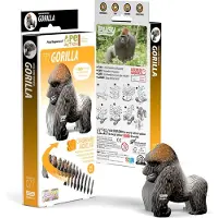 Eugy 3D-Puzzle Gorilla - umweltfreundliches Kartonspielzeug