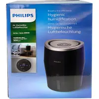Philips 2000 series Series 2000 HU4813/10 Luftbefeuchter, Schwarz, Schwarz, Kunststoff, 1,8 m, 1,6 m, 18 W