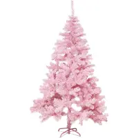 Hi Künstlicher Weihnachtsbaum rosa 180 cm Tannenbaum Christbaum Baum Weihnachten