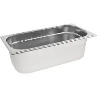 Vogue GN-Behälter Edelstahl 10cm GN1/3