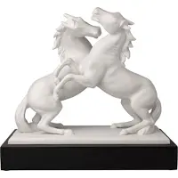 Goebel Deko-Objekt Studio 8 - Artiste et Alegria, Biskuit-Porzellan, Antikweiss, 29 cm, 30800021
