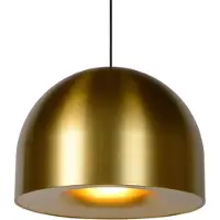 Lucide AKRON – Pendelleuchte – Durchmesser 50 cm – 1xE27 – 172 cm, gebürstetes Gold / Messing
