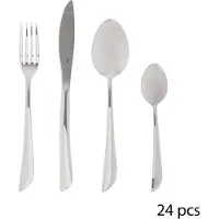 Secret De Gourmet Küchenbesteck Set aus 24 Elementen aus Edelstahl, die ein unverzichtbares Element der Küchenausrüstung sind
