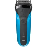 Braun - Trimmer fürs Gesicht 'Series 3 310Bt' in Schwarz und Blau 1 St Sonstige