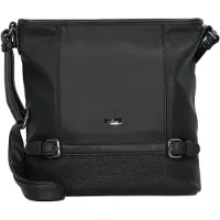 Tom Tailor Hobo "Juna" aus soft genarbtem ledrigen Material mit glänzenden Metall-Accessoires