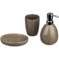 Five Ceramic Bathroom Set Golden