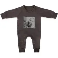 Yoursurprise Babystrampler bedrucken - Antrazit - 50/56