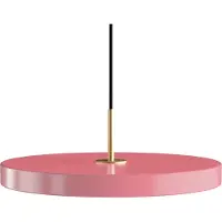 UMAGE Asteria Medium LED-Hängelampe, rosé/messing, Ø 43 cm - , Asteria Medium, dimmbar, Pink / Rosé, für Wohnzimmer, Metall, Design