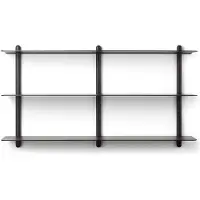 Gejst Nivo Regal Large D Schwarz Ask/Schwarz - , Schwarz, Holz