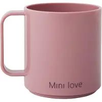 Design Letters - Mini Love Becher mit Henkel, 175 ml, ash rose
