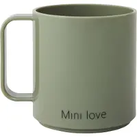 Design Letters - Mini Love Becher mit Henkel, 175 ml, olivgrün