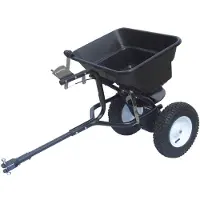 Turfmaster Anhängestreuer für Dünger und Streusalz 36 kg.