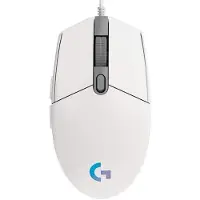 Logitech G 910-005824, Rechts, USB Typ-A, 8000 DPI, 1 ms, Weiß