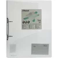 Rexel Ringbuch Ice A4 PP 2 Ringe 25mm transparent Packung mit 10 Stück