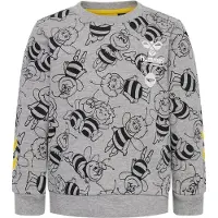 Hummel hmlMAYA AOP CREWSUIT - GREY MELANGE - 74