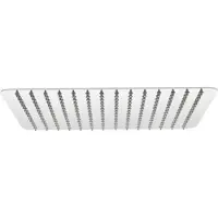 Aloni Regendusche Brause Chrom Quadrat Kopfbrause Rainshower Spiegeleffekt 30x30cm