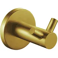 Aloni Doppel Wandhaken Gold gebürstet