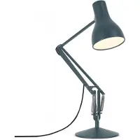 Anglepoise Type 75 Tischlampe schiefergrau - , Type 75, Grau, für Arbeitszimmer / Büro, Metall, Industrielles Design