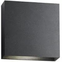 LIGHT-POINT Compact W1 Wandleucte Up/Down 2700/3000K Black - , Schwarz, für Wohnzimmer, Aluminium