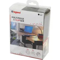 Legrand Przedluzacz klip 4x2P+Z +2USB Czarny 1,5m