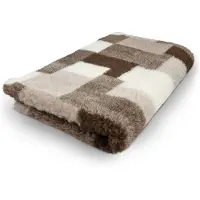 Topmast Vet Bed Hundedecke mit Antirutschbeschichtung Patchwork Farbe: taupe, braun 100 x 75 cm
