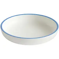 HAY - Sobremesa Serving bowl L - White/blue (541534)