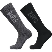 Barts Skisocken Basic Anthracite Black (2 Paar)-Schuhgröße 35 - 38