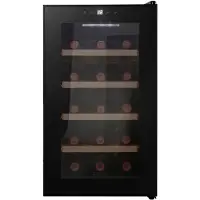 Cavin Freistehender Weinkühlschrank - Northern Collection 15 Black | Peltiertechnologie | Kapazität 15 Flaschen | Glastür mit UV-Schutz | leise