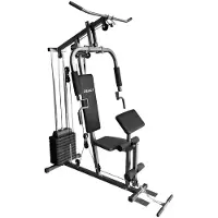 React Kraftstation All-in-One für Zuhause, 45 kg Gewichtsstapel, max. 110 kg Benutzergewicht, 149x190x100 cm