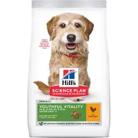 Hill's Pet Nutrition Mature Adult Senior Vitality Small Mini Hundefutter mit Huhn | 1,5 kg