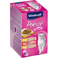 Vitakraft Poésie Création in Sauce Nassfutter Katze Multipack (6 x 85 g)