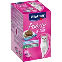 Vitakraft Poésie Création in Gelee Nassfutter Katze Multipack (6 x 85 g)