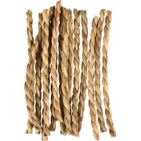 Flamingo Konijnenspeelgoed knabbeltouw 11 cm - 15 Stuks Bruin