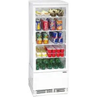Casselin Kühlvitrine 98L - Weiß CVR98LB