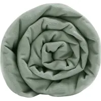 Yumeko Laken Flanell 200x260 Grün - Eco, Bio & Fairtrade