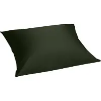 Yumeko Kissenbezug Baumwollsatin 50x60 Grün - Eco, Bio & Fairtrade
