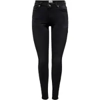 ONLY Jeans Damen ONLWauw Life Mid schwarz W34L30