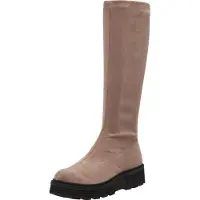 Caprice Damen Stiefel Stretch-Schaft Plateausohle Wechselfußbett 9-25602-29, Größe:38 EU, Farbe:Braun