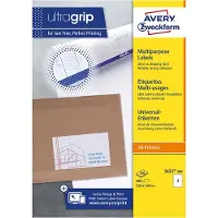 Avery Zweckform Universal-Etiketten 3655-200, ultragrip, 210 x 148 mm, 400 + 40 Stück