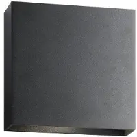 LIGHT-POINT Compact W3 LED-Wandleuchte, schwarz, Up/Down - , dimmbar, Schwarz, für Wohnzimmer, Aluminium